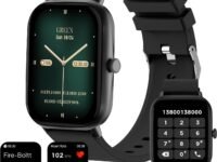 Fire-Boltt Ninja Call Pro Max 51.05mm (2.01 inch) Display Smart Watch, Bluetooth Calling, 120+ Sports Modes, Health Suite, Voice Assistance (Black)