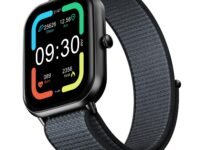 Fire-Boltt Ninja Call Pro Max Nyluxe Smart Watch 2.01″ with Bluetooth Calling, Voice Assistance, SpO2 & Heart Rate Monitor, 120+ Sports Modes, IP67 Waterproof, Smart Watch for Men & Women - Grey
