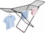 Foldable Clothes Drying Stand – Heavy-Duty Collapsible Laundry Drying Rack, 56 x118 cm, Durable Mild Steel Construction, Space-Saving Indoor & Outdoor Cloth Dryer (Grey)