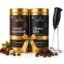 Free Frother | Beany Day Instant Coffee Duo – Choco Dirt & Hazelnut (80g x 2) | Agglomerated | No Chicory | Strong Café-Like Taste at Home