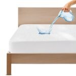 GADDA CO 100% Waterproof Premium Mattress Protector for Double Bed King Size 78x72 Inches / 6.5x6 ft| Cotton Feel Mattresses Cover |360° Elastic Fitted | Fits Upto 10 Inch |Bed Protector Cover | White