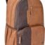 Gear Vintage Boxy Faux Leather Water Resistant Laptop Backpack, brown / light brown, L