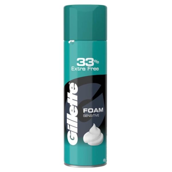 Gillette Classic Sensitive Shave Foam - 418 g (33% extra)