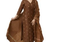GoSriKi Viscose Printed Kurta for Women | Kurti Set Woman | Kurta with Pant & Dupatta | Straight Ethnic Suit | Indian Outfit Ladies Dress Stylish Traditional Clothing Party Office Fashion Look Style