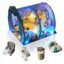 GuDoQi DIY Miniature Dollhouse Kit, Miniature House Kit 1:24 Scale,Tiny House kit with Furniture, Great Handmade Crafts Gift for Christmas Day, Sweet Home of Mermaid Princess
