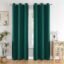 HOMEMONDE Room Darkening Curtain for Window 5 Feet Single Pcs - Heavy Polyester 75% Blackout Thick Curtains, Room Privacy and Thermal Insulation - (Deep Forest - 60 Inches)