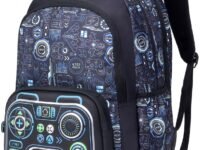 HOT SHOT BAG GAMER_1446|3D EMBOSSED DESGIN|SCHOOL BAG|TUTUION|KIDS & CHILDRENS BACKPACK|WATER RESISTANT|18 INCH|FOR BOYS & GIRLS|32 LITERS BACKPACK