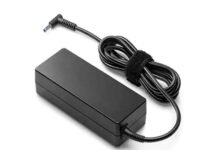 HP 65W AC Charger Adapter 4.5mm Without Power Cable for HP Pavilion Black