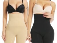 HSR High Waisted Body Shaper Shorts Shapewear for Women Tummy Control Thigh Slimming Technology (Free Size : M/L/XL/XXL) (Size : 32 to 40 Inch)