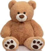 HUG 'n' FEEL SOFT TOYS – 3 Feet Giant Brown Teddy Bear Plush Toy | Big Stuffed Animal | Ultra Soft, Huggable & Cuddly Gift for Kids, Girls, Boys | Perfect for Birthday, Valentine’s Day