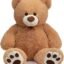 HUG 'n' FEEL SOFT TOYS – 3 Feet Giant Brown Teddy Bear Plush Toy | Big Stuffed Animal | Ultra Soft, Huggable & Cuddly Gift for Kids, Girls, Boys | Perfect for Birthday, Valentine’s Day