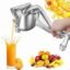 Hand Juicer for Fruits I Heavy Duty Hand Press Manual Juicer I Solid Aluminium Hand Juicer Machine I Soft Grip Lemon/Orange/Mosambi Juice Squeezer I Citrus Juicer