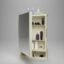 Happer Plastic Premium Multipurpose Wall Mounted Storage Cabinet with Mirror, Prime Look (Ivory)