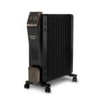 Havells 11 Fin Oil Filled Room Heater (OFR) | Advanced New U-Tech Fast Heating Fins with 10-Year Warranty | 2900W | ISI Approved | PTC Fan Heater | Inclined Control Panel | Black