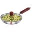 Hawkins 20 cm Frying Pan, Triply Stainless Steel Fry Pan with Glass Lid, Induction Frying Pan, Silver (SSF20G)