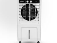 Hindware Smart Appliances Xeno 55L Personal Air cooler | Fan Based | 13 Inc. Fan Blade and Ice Chamber | White & Grey