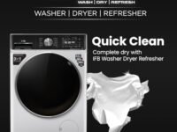 IFB 10 Kg/7 Kg/3 Kg 3-in-1, AI Powered, Fully Automatic Washer Dryer Refresher (IFB Laundrimagic®, EXECUTIVE PLUS ZXS, 9 Swirl Wash, Eco Inverter Technology, Rich Silver)
