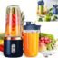 Juicer for Home TEKCOOL Portable Blender Electric Juicers Fruit Mixers USB Rechargeable Smoothie Mini Personal Juicer 6 Blades 3Gears with 1500 Mah Rechargeable Battery-Smoothie Blender.