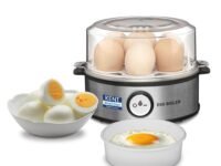 KENT Instant Egg Boiler | 360-Watt | Boil 7 Eggs at a Time | 3 Boiling Modes | Stainless Steel Body, Poaching Tray & Heating Plate | Automatic Power Off