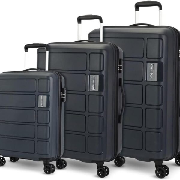 Kamiliant American Tourister Harrier, Iron Grey, Set of 3 (56 cm | 68 cm | 78 cm), Classic