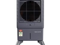 Kenstar MAHA KOOL HC 90 L Desert Air Cooler|Anti-Bacterial Honeycomb Pads|High-Speed Fan|Inverter Ready|50Ft Powerful Air Throw|1-Yr Product Warranty+5-Yr Warranty on Pump&Motor|5-Star BEE Rating|Grey
