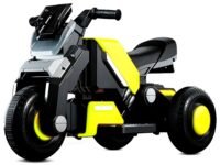 Kidsmate Hyrider 6V Electric Kids Bike with Rechargeable 6.5 Ah Battery Inbuilt Imported Motor Drive | Music Player, Front LED Light & Foot Accelerator Pedal Bike for Ages 1-4 Years