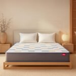 Kurlon Dual 4 Inch Mattress| Queen Size Bed Mattress | Dual Comfort Support | Hypoallergenic & Comfortable | Soft & Firm Feel | Reversible Design | HR Foam | 72x60x4 | 10 Years Warranty