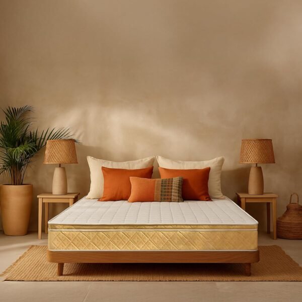Kurlon Supernova Mattress | 3 Zone Pocket Spring | Memory Foam | Profiled HR Foam | Euro-top Finish | Medium-Firm | No-Sagging | Zero Motion Transfer | King Size | 78x72x6 | 10 Years Warranty