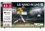 LG 108 cms (43 inches) U8 AI Series 4K Ultra HD (3840 x 2160) Smart webOS LED TV 43NU870BPLA 2026