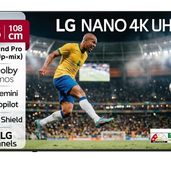 LG 108 cms (43 inches) U8 AI Series 4K Ultra HD (3840 x 2160) Smart webOS LED TV 43NU870BPLA 2026