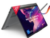 Lenovo IdeaPad 5 2-in-1 Convertible Laptop, Intel Core i7-13620H, 13th Gen, 16GB RAM, 512GB SSD, WUXGA OLED 400Nit, 14"/35.5cm, Windows 11, Office Home 2024, Grey, 1.5kg, 83KX004RIN, FPR, 1Yr ADP Free