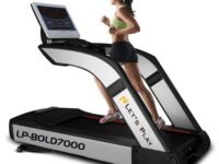 Let's Play® LP-BOLD7000 Commercial Treadmill for Gym and Home use| 8HP Peak AC Motor with Japanese Technology | 20 Level Auto Incline Running Machine | Top Speed 20km/hr | Max User Weight 240Kg.