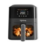 Lifelong 4.2L Air Fryer for Healthy Cooking | 1350W | 7 Presets with Defrost | Low Oil Cooking with 360° Rapid Air Technology | LED Touch Panel with Countdown Marking | Easy Clean Kitchen Appliance