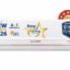 Lloyd 2 Ton 5 Star Inverter Split AC, 2026 New Star Rated (6 in 1 Convertible, Cools Up To 54°C, DG Mode, Ice Clean, Smart 4 Way Swing, Installation Check, White with Golden Deco Strip, GLS24I5AGCGR)