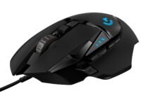 Logitech G502 Hero High Performance Wired USB Gaming Mouse, Hero 25K Sensor, 25,600 DPI, RGB, Adjustable Weights, 11 Programmable Buttons, On-Board Memory, PC/Mac - Black