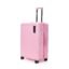MOKOBARA Transit Check-in Large Luggage Trolley Bag-74cm(100L),Lightweight Polycarbonate Hardshell,360° 8 Silent Wheels,One Push TSA Lock,Premium Zipper,Suitcase for 15+ Day Travel,Pink(Excuse Me)