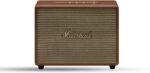 Marshall Woburn III Wired Connection Home Speaker with HDMI Input, Bluetooth 5.2 and RCA or 3.5mm Input - Brown