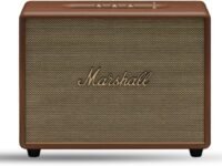Marshall Woburn III Wired Connection Home Speaker with HDMI Input, Bluetooth 5.2 and RCA or 3.5mm Input - Brown