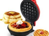 Mini Waffle Maker Machine 3 In 1 Waffle Iron Home Appliances Kitchen Easy To Clean, 4 Inch, Perfect For Breakfast,Dessert, Sandwich, Pan Cakes, Other Snacks|Assorted - 350 Watts (Mini Waffle Maker)