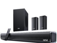 Mivi Fort Hip-Hop 4000 400 Watts Cinematic Home Theatre, 5.1 Channel, Multiple EQ & Input Modes, BT v5.3, Remote Accessibility, Made in India Sound bar