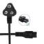 NISHTECH 3 Pin Laptop Power Cable Universal Replacement for Laptop Charger Adapter Power Cord for Laptop - (1.5M, Black)