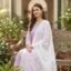 Nakoda Creation Chiffon Embroidered Women Dupatta (Chiffon Dupatta-White)