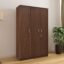 Nilkamal Massif 3 Door Wardrobe Without Mirror | Engineered Wood Almirah | with 8 Shelves & 1 Rod | 1 Year Warranty | Legno Oak