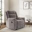 Nilkamal Sierra Velvet Fabric Manual Recliner | 1 Seater Sofa | Single Sofa Recliner | Finish Color - Brown