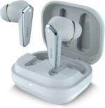 Noise Buds N1 Chrome Finish 40 Hours Playtime Quad Microphone with ENC Ultra Low Latency (up to 40ms) Instacharge (10min=120mins) BT v5.3 (Ice Blue)