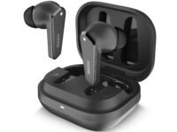Noise Buds N1 Truly Wireless Earbuds with Chrome Finish, 40H of Playtime, Quad Mic with ENC, Ultra Low Latency Gaming (Up to 40 Ms), Instacharge(10 Min=120 Min), Bluetooth V5.3(Carbon Black)