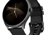 Noise Twist 2 Smart Watch with 1.43” AMOLED Screen, AI Search & Voice Assistant, Bluetooth Calling, Stainless Steel Back, 7-Day Battery, 100+ Watch Faces, Health Suite, IP68 (Jet Black)