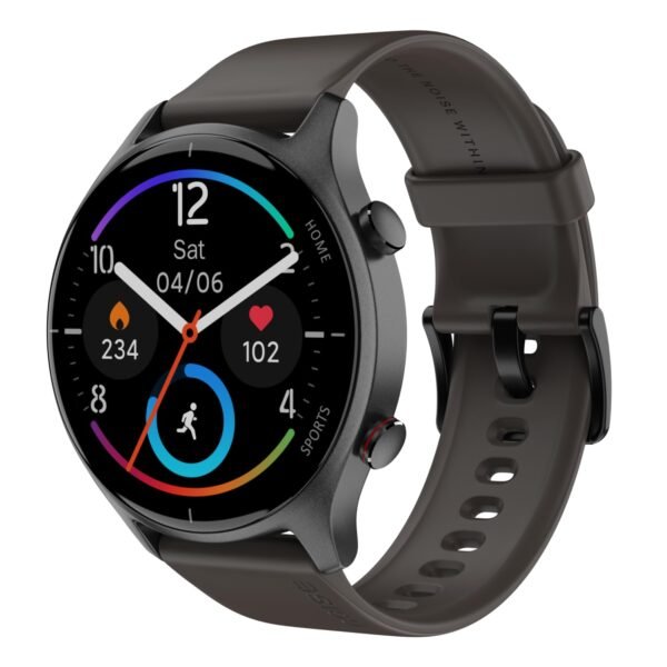 Noise Twist Round dial Smart Watch with Bluetooth Calling, 1.38" TFT Display, up-to 7 Days Battery, 100+ Watch Faces, IP68, Heart Rate Monitor, Sleep Tracking (Mocha Brown)