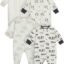 Onesies Brand Baby Boys & Girls 4-Pack Sleep 'N Play Footies Multi Pack