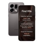 Oppo Find X9s 5G (Midnight Grey, 12GB, 256GB) | Hasselblad 50MP Triple Camera | 120× Super Zoom | MediaTek Dimensity 9500s | 7025mAh 80W SUPERVOOC | ColorOS 16